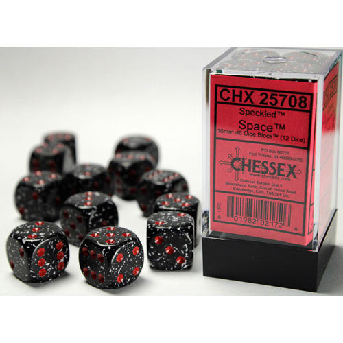 Chessex 16 MM - Speckled - Space