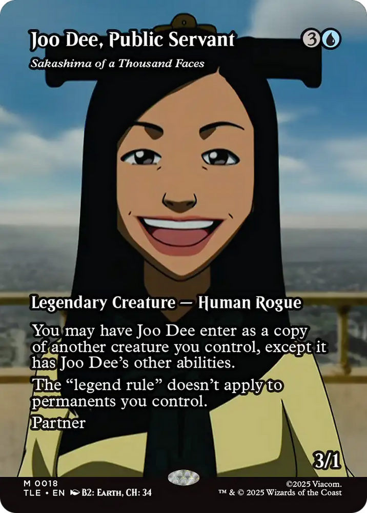 Joo Dee, Public Servant - Sakashima of a Thousand Faces (Borderless) [Avatar: The Last Airbender: Eternal-Legal]