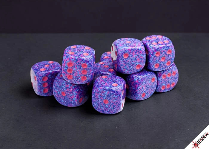 Chessex - 16mm - Nebula - Speckled - Purple Passion