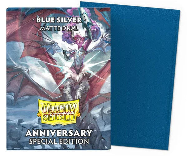 Dragon Shield - Standard - 100CT - Dual Matte - Cobalt/Silver
