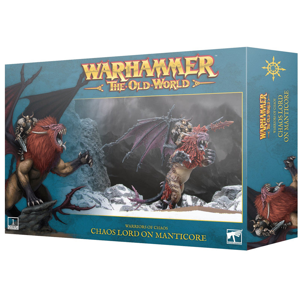 Warhammer - The Old World - Warriors of Chaos - Chaos Lord on Manticore