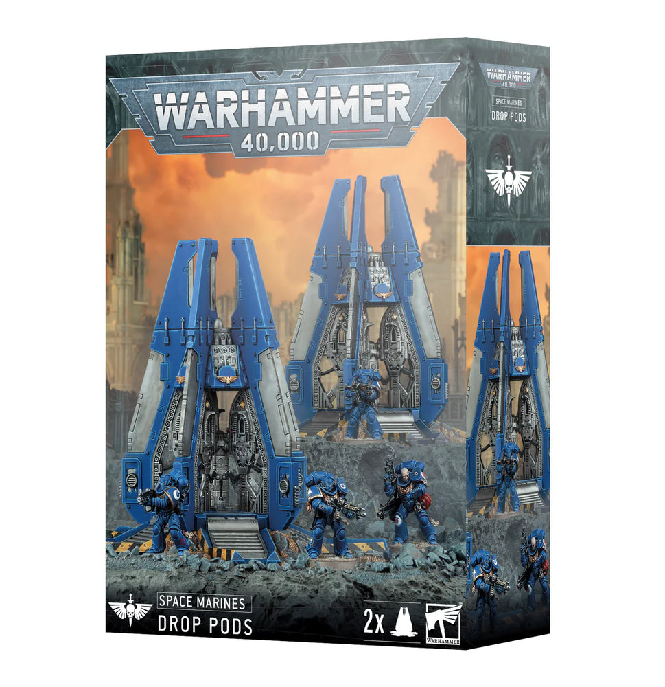 Warhammer - 40K - Space Marines - Drop Pods