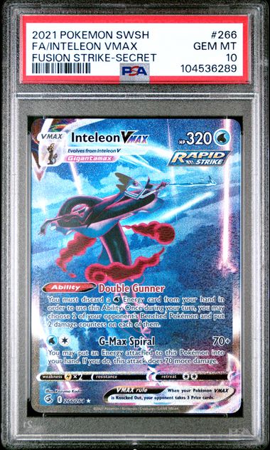 INTELEON VMAX #266 - SECRET - PSA GEM MT 10