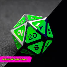 Die Hard Dice - Dire D20 - Afterdark Neon Rave (Glow)