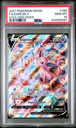 ESPEON V #180 - FA - PSA GEM MT 10
