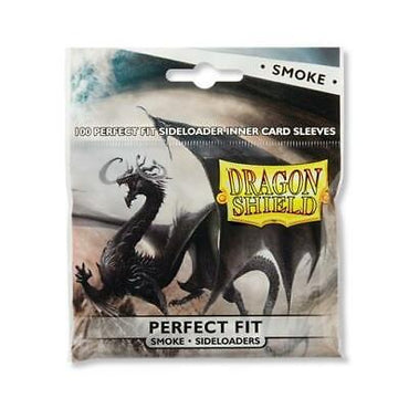 Dragon Shield - Standard - 100CT - Perfect Fit Side Load - Smoke