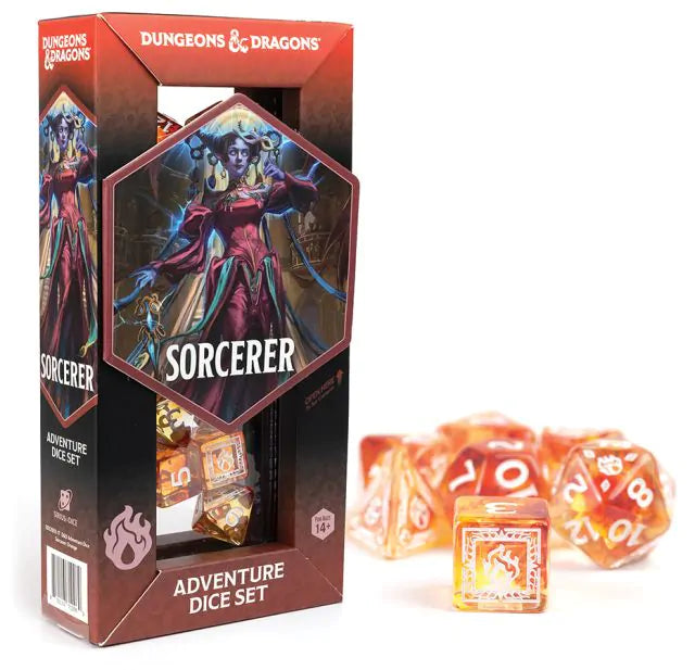 Sorcerer - Orange - Adventure Dice Set