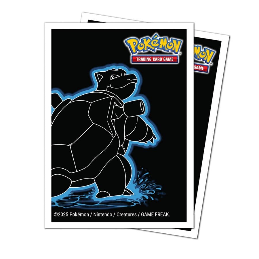 Ultra PRO: Standard 105ct Sleeves (APEX) - Pokemon - Neon Blastoise