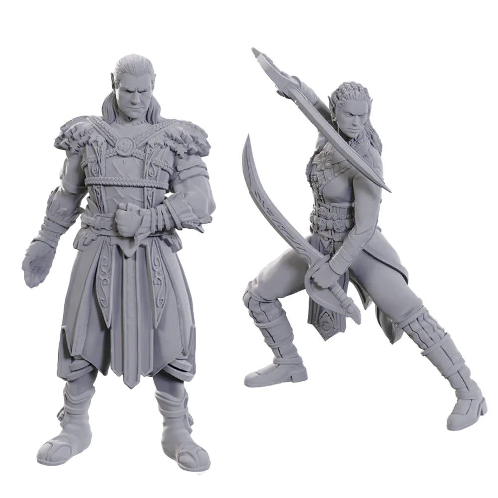 D&D - Nolzur's Marvelous Miniatures - Baldur's Gate - Jaheira & Halsin